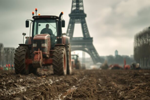 Paris farmer protest
