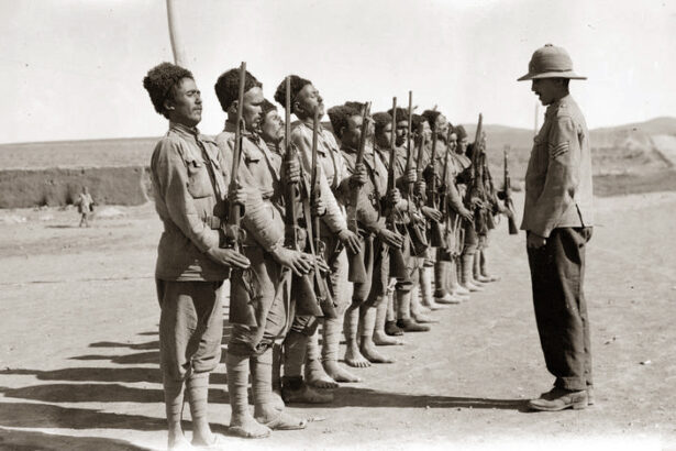 British army recruits