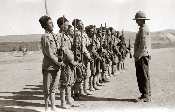 British army recruits