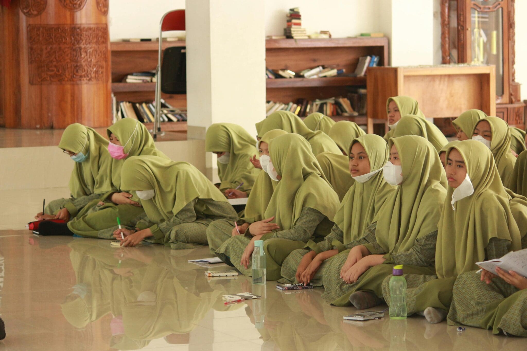 Muslim schoolgirls